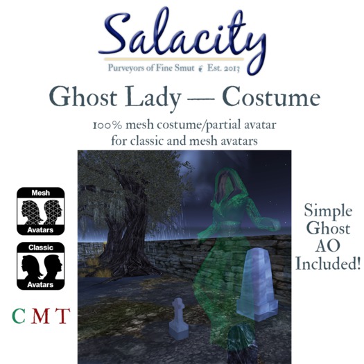 Salacity - Ghost Lady Costume
