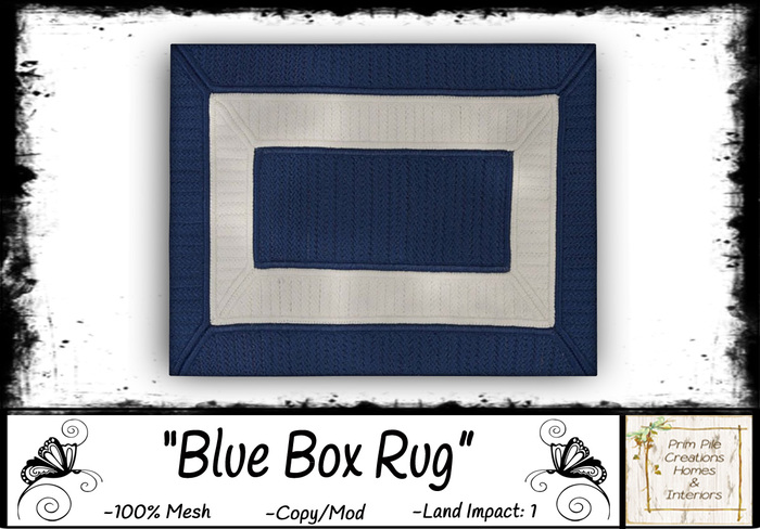 ~PPC~ Blue Box Rug