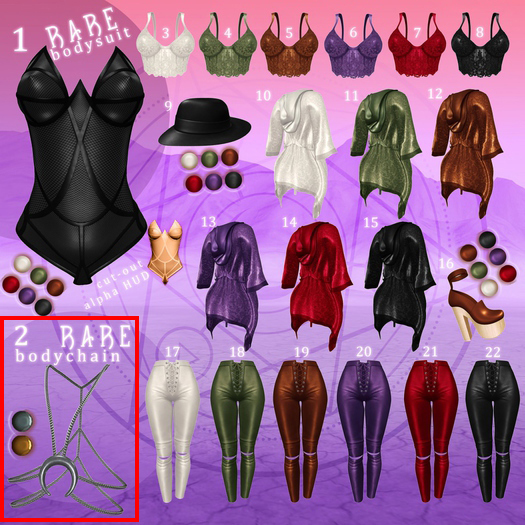 Moon Elixir - Bohemian Alchemy - 2 - Lara - Bodychain - RARE