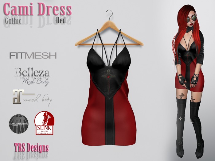 Cami Dress Red