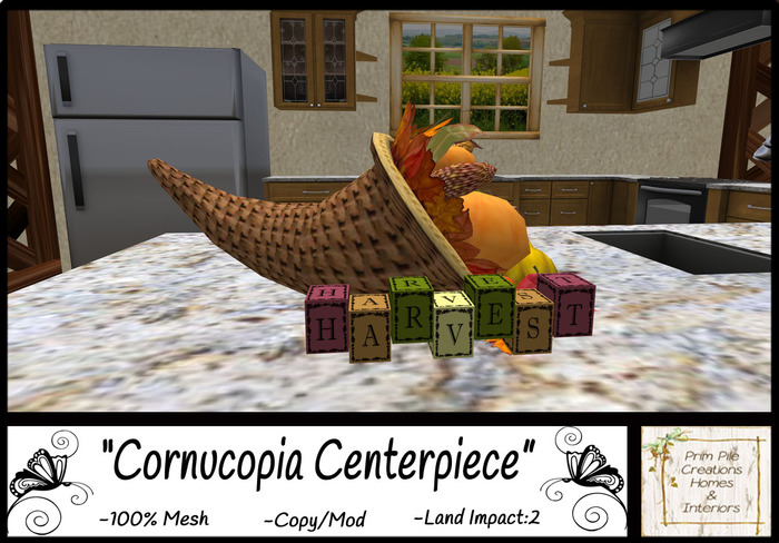 ~PPC~ Cornucopia Centerpiece  