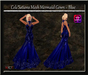 cs mermaid gown blue