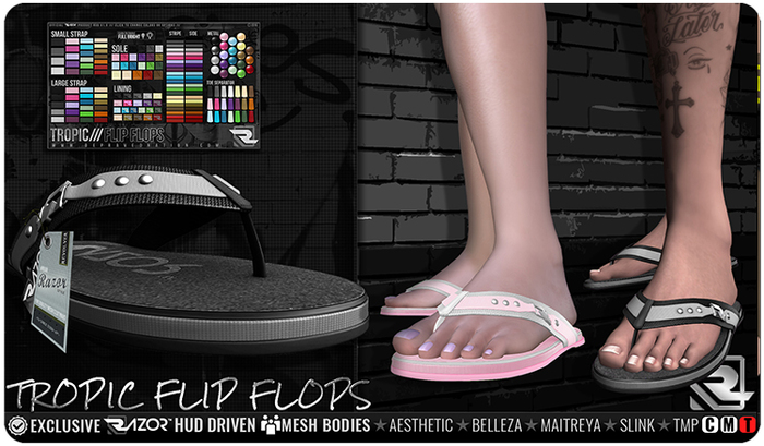 Razor /// Tropic Flip Flops DEMO