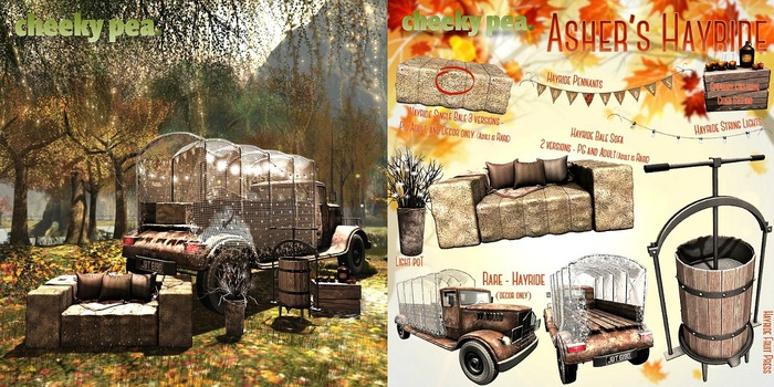 :CP: Asher's Hayride Single Bale Decor