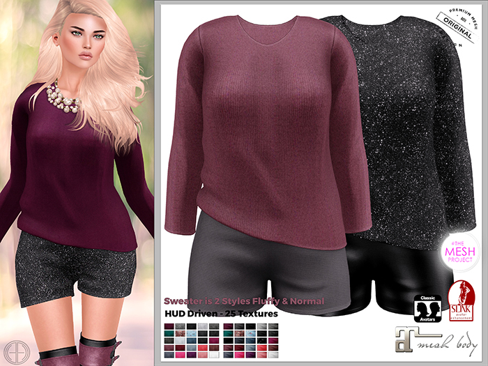 [hh] Gwen Shorts & Sweater WINTER PACK