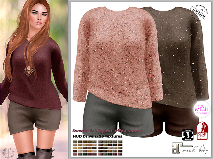 [hh] Gwen Shorts & Sweater AUTUMN PACK