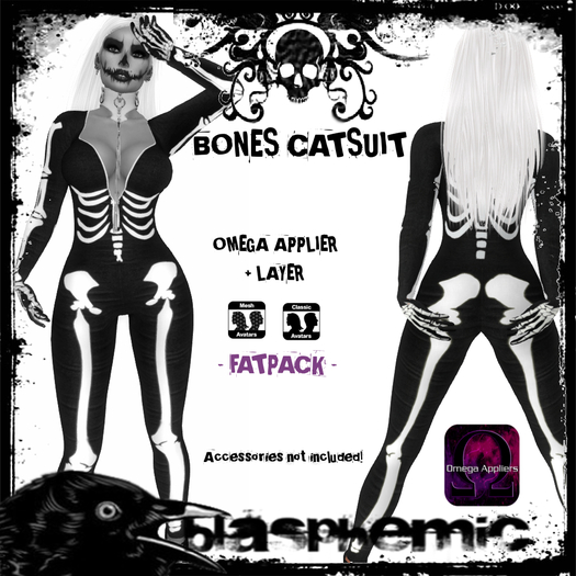 BLASPHEMIC - BONES CATSUIT - FATPACK (boxed)