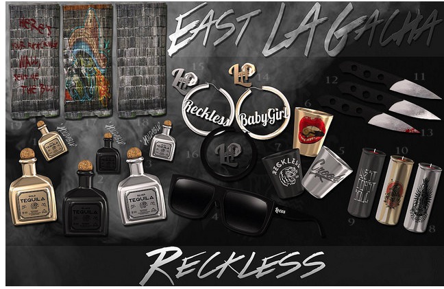 .Reckless. - Locos Glasses 4 RARE