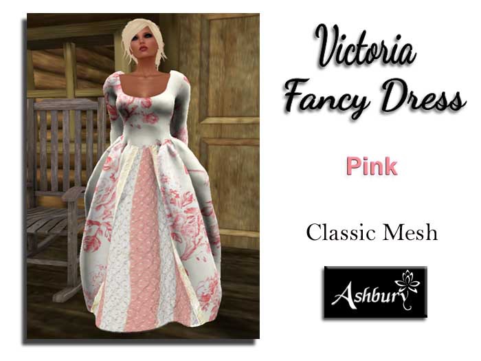 [ASHBURY] Victoria Dress-Pink Roses