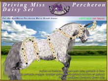 *E* RealHorse Driving Miss Daisy Set [BOXED]  RH Percheron