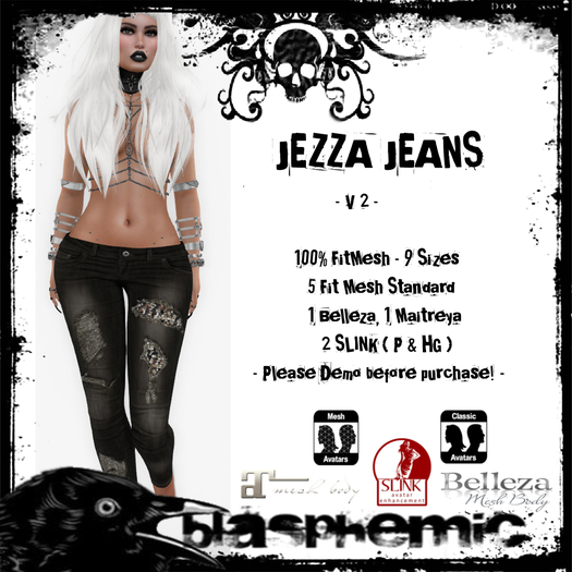 BLASPHEMIC - JEZZA JEANS - V2 