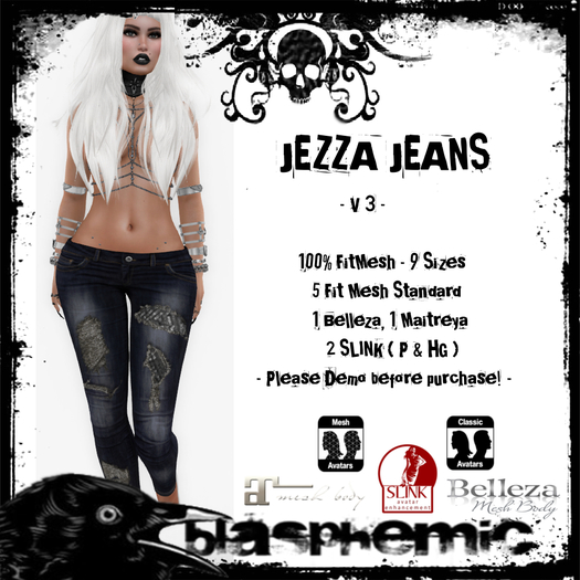 BLASPHEMIC - JEZZA JEANS - V3