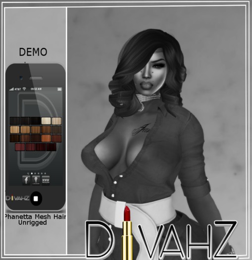 !DC! Phanetta Hair (Mesh) DEMO