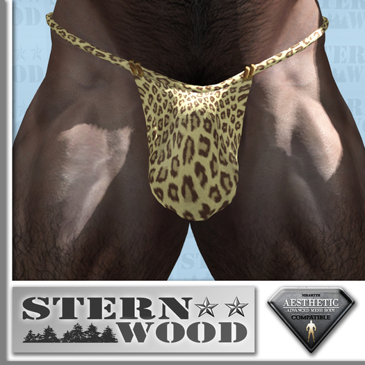 {JS} Aesthetic G-String - Leopard -