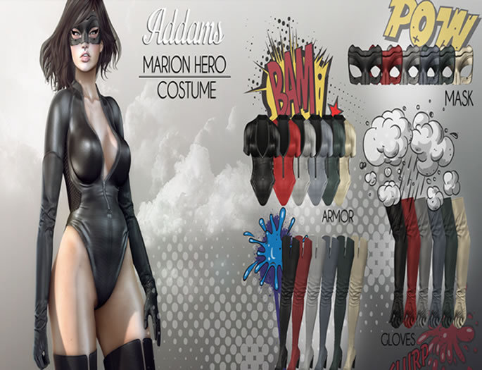 Addams // Marion Hero Mask // Green Rubber