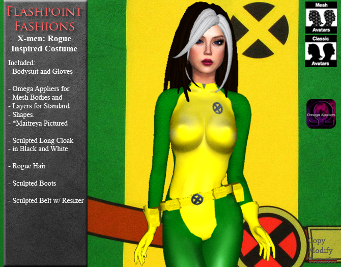 Rogue Superhero Costume 2.0