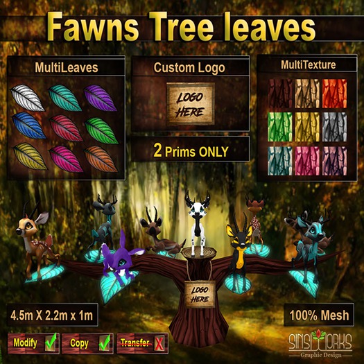 (S.W) Fawns Tree leaves  V1.2