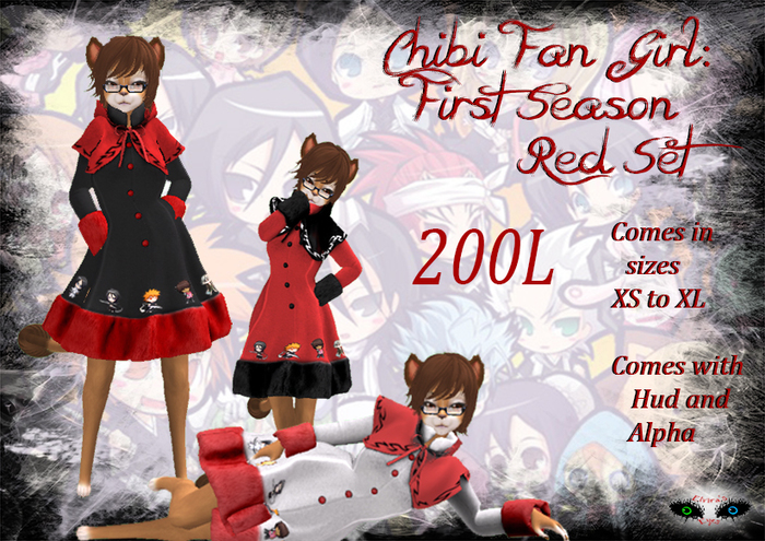 ~E.E.~ Chibi Fan Girl; First Season ~Red Pack Boxed~