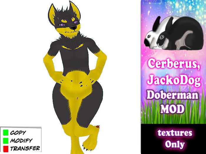 Jackodog -Doberman Yellow