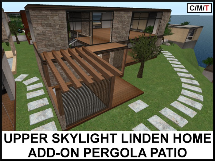 Pergola Patio Add-On for UpperSkylight Linden Home