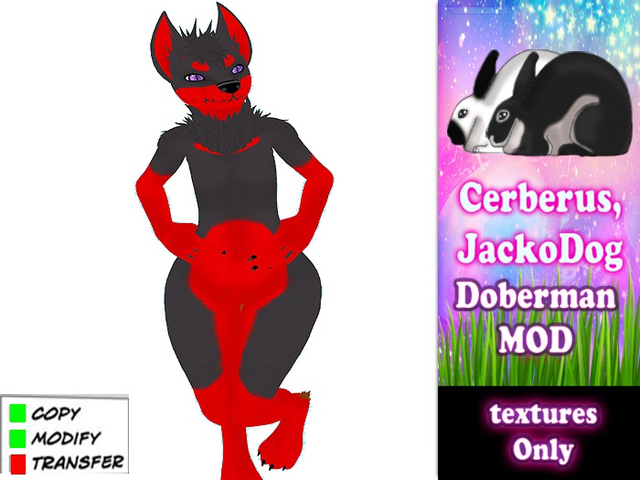Jackodog -Doberman Red
