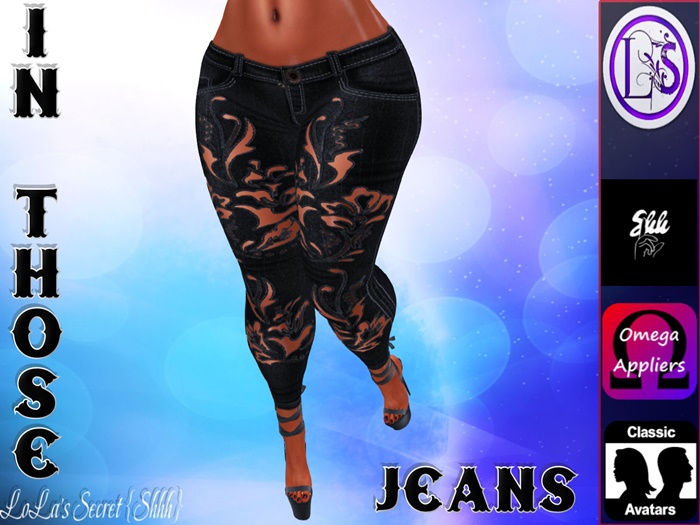 .~LS~IN THOSE JEANS {BLACK DENIM}