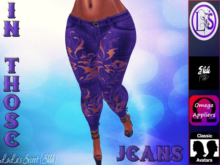 .~LS~IN THOSE JEANS {PURPLE DENIM}