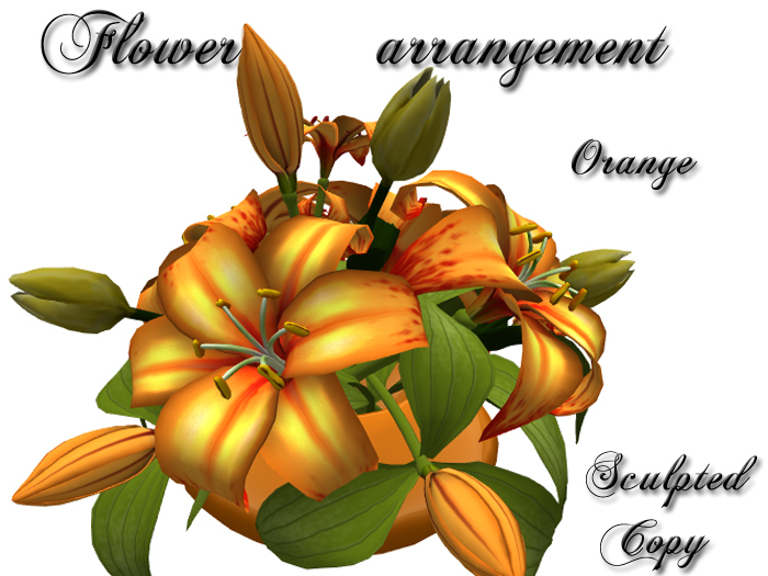 Flower arrangement - Orange
