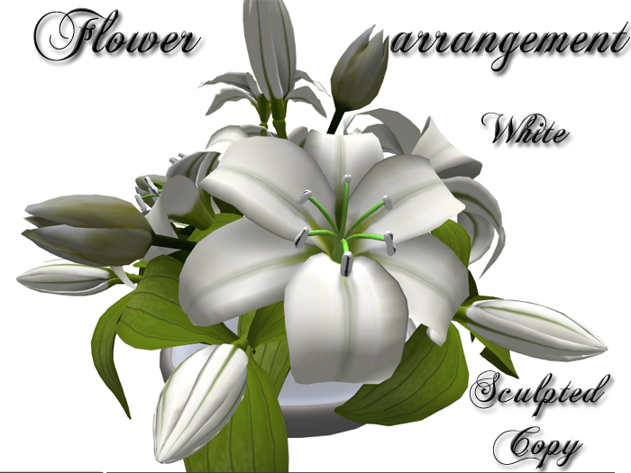 Flower arrangement - White