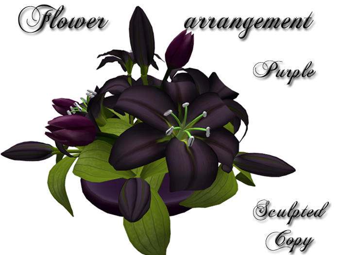 Flower arrangement - Purple