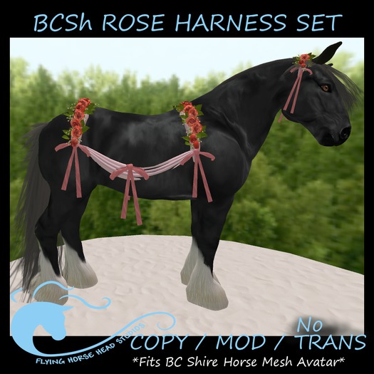 Breeder's Choice Shire Rose Harness