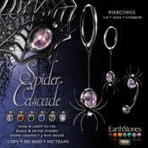 EarthStones Spider Cascade Piercings (wear to open)