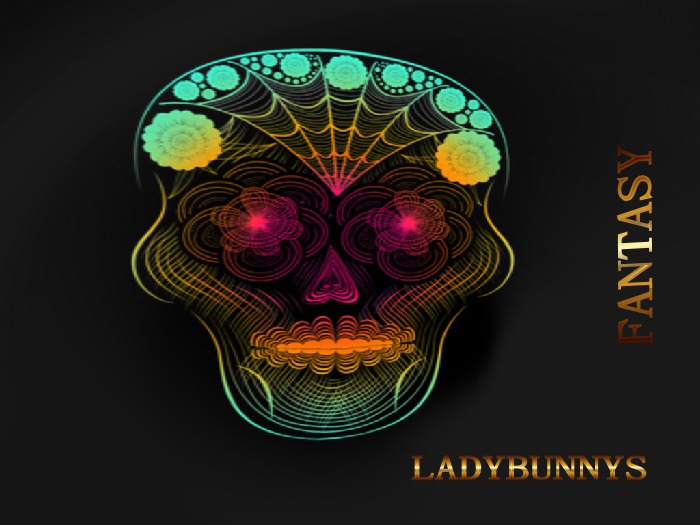 ⊱• Man cave-Animated Art Skull 2 