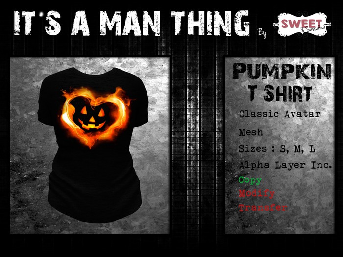 It's A Man Thing - Pumpkin 3