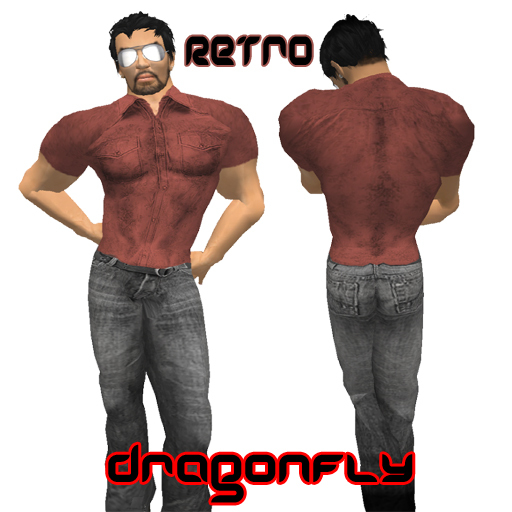 *DD* Retro N Red LowRise Denim