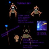 Spider chair /Wizard staff giver / cauldron set(crate)