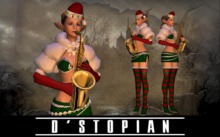 D'STOPIAN // Santa's Helper Playing Sax [BOXED]