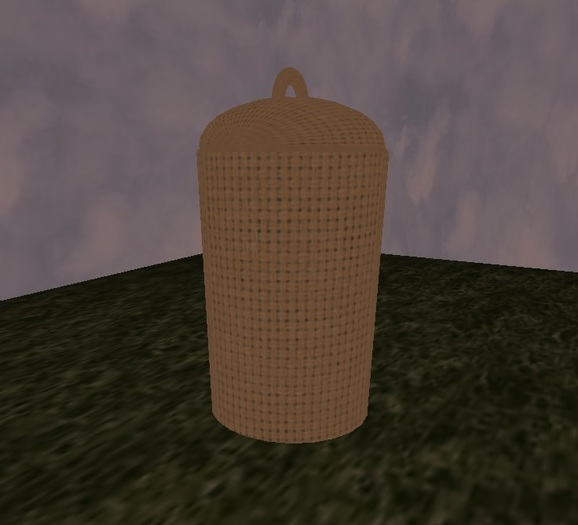 Wicker Laundry Basket (4p)