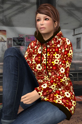 Fall Flowers Hoodie - All Sizes Inside