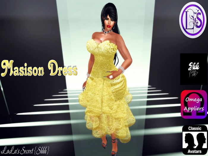 ~LS~MASISON DRESS {GOLD}