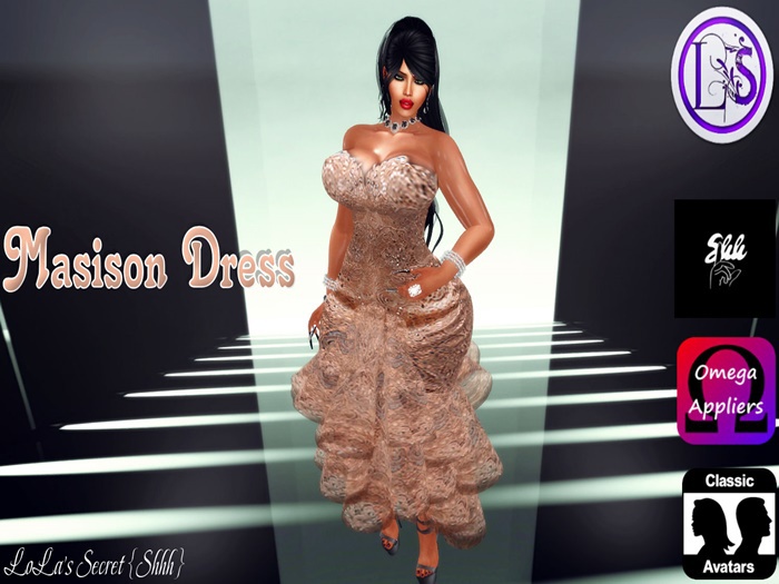 .~LS~MASISON DRESS {CHAMPAGNE}