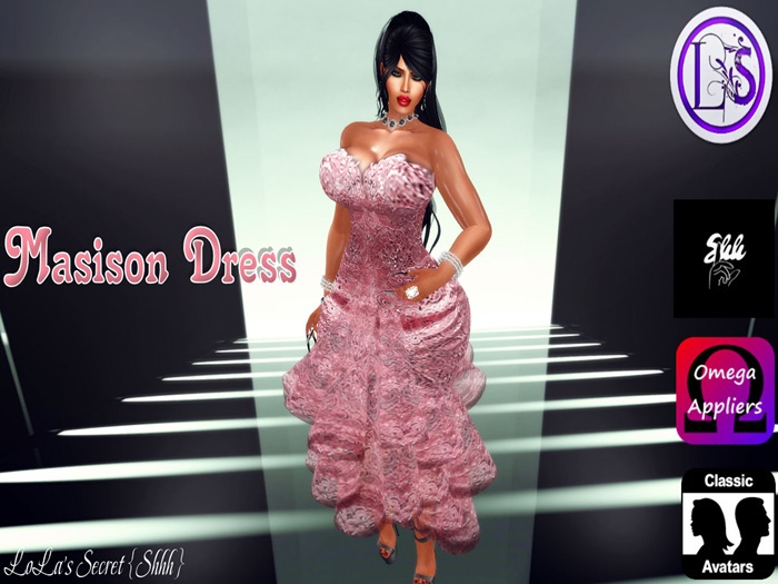 .~LS~MASISON DRESS {PINK PEARL}
