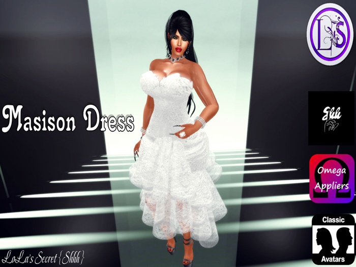 .~LS~MASISON DRESS {WHITE}