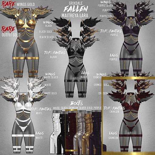 Grixdale - Fallen- Outfits-Crimson [box]