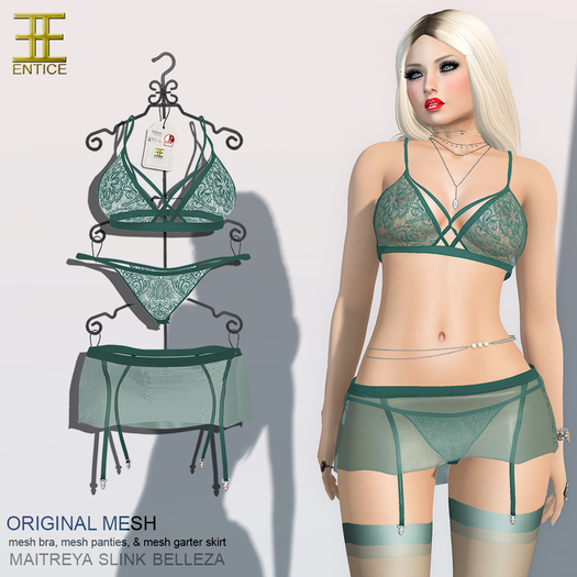 Entice - Hands to Myself Lingerie - Marine