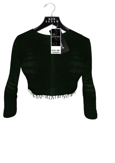 .::: Nor Seven :::. Shana Knit Crop - Green