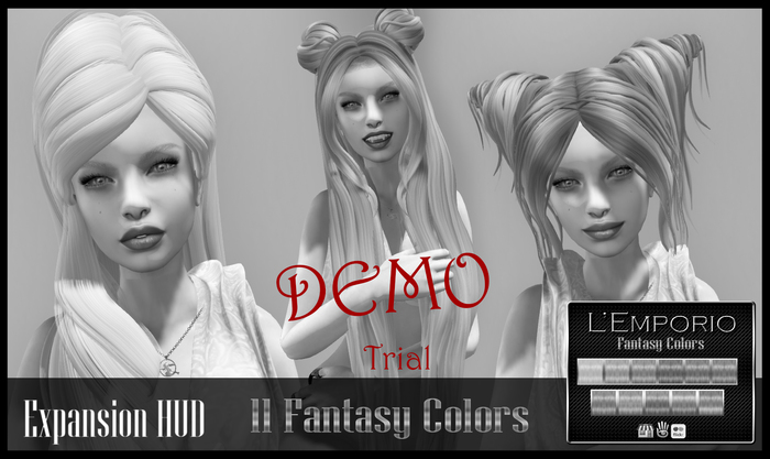 D*E*M*O  L'Emporio -Expansion HUD- Hair Fantasy Colors