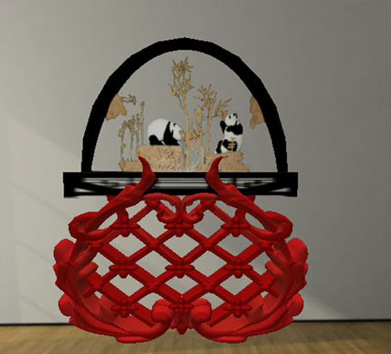 Panda Floor Model Red