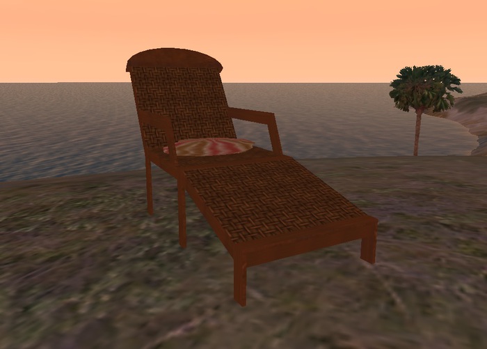 Antique Deck Lounger - 2nd Class