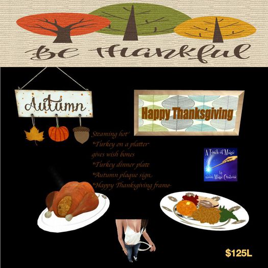 Turkey platter gives out wish bone and turkey dinner plate(crat